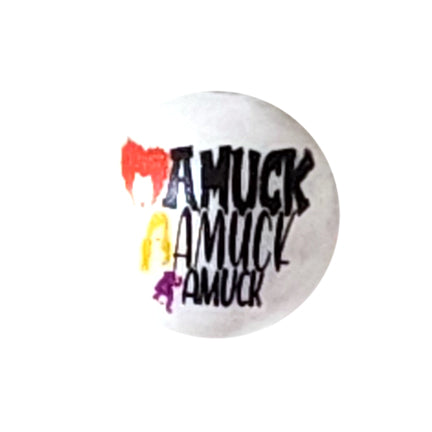 amuck amuck amuck 20mm printed bubblegum beads