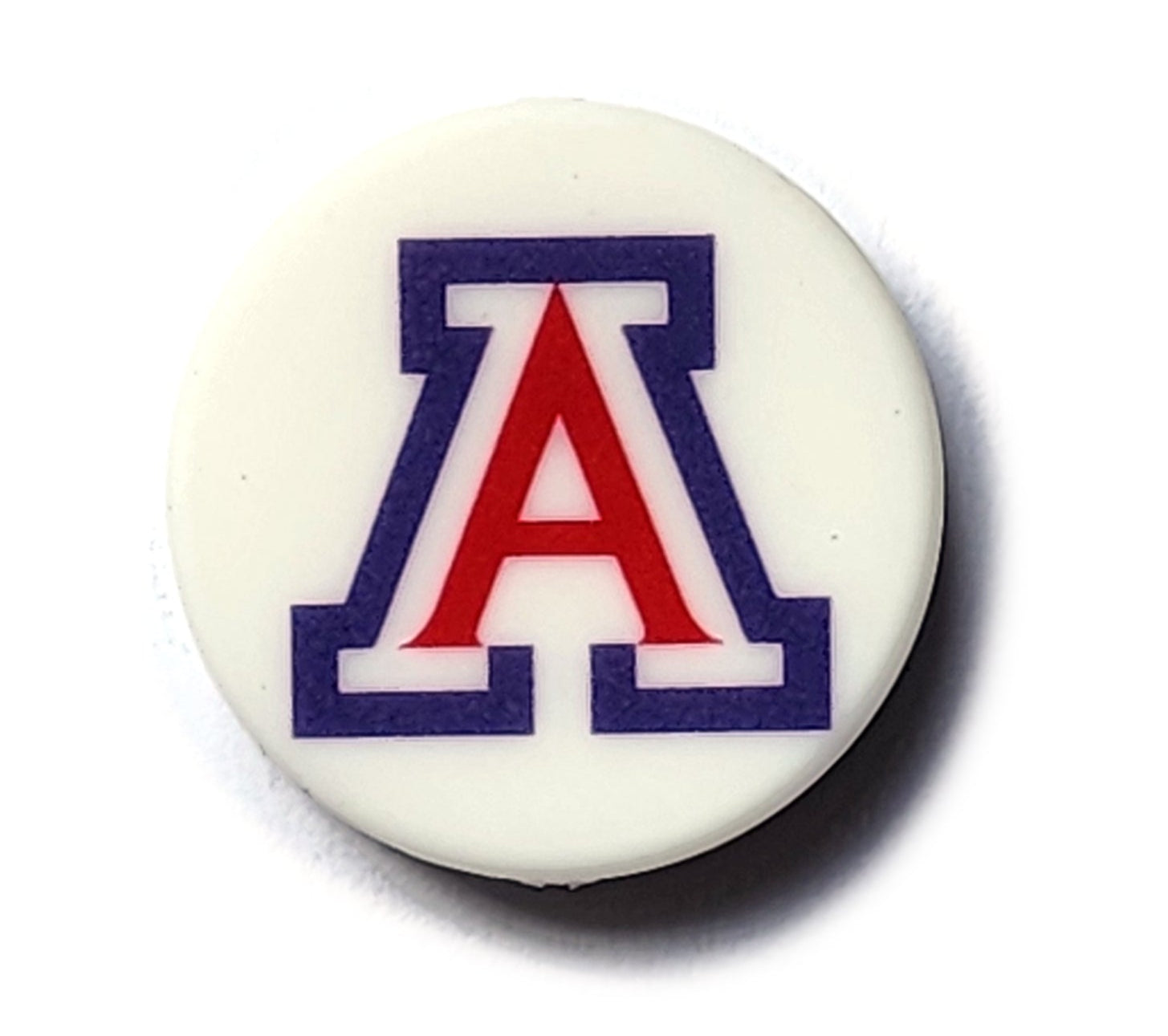 arizona wildcats custom printed silicone focal beads