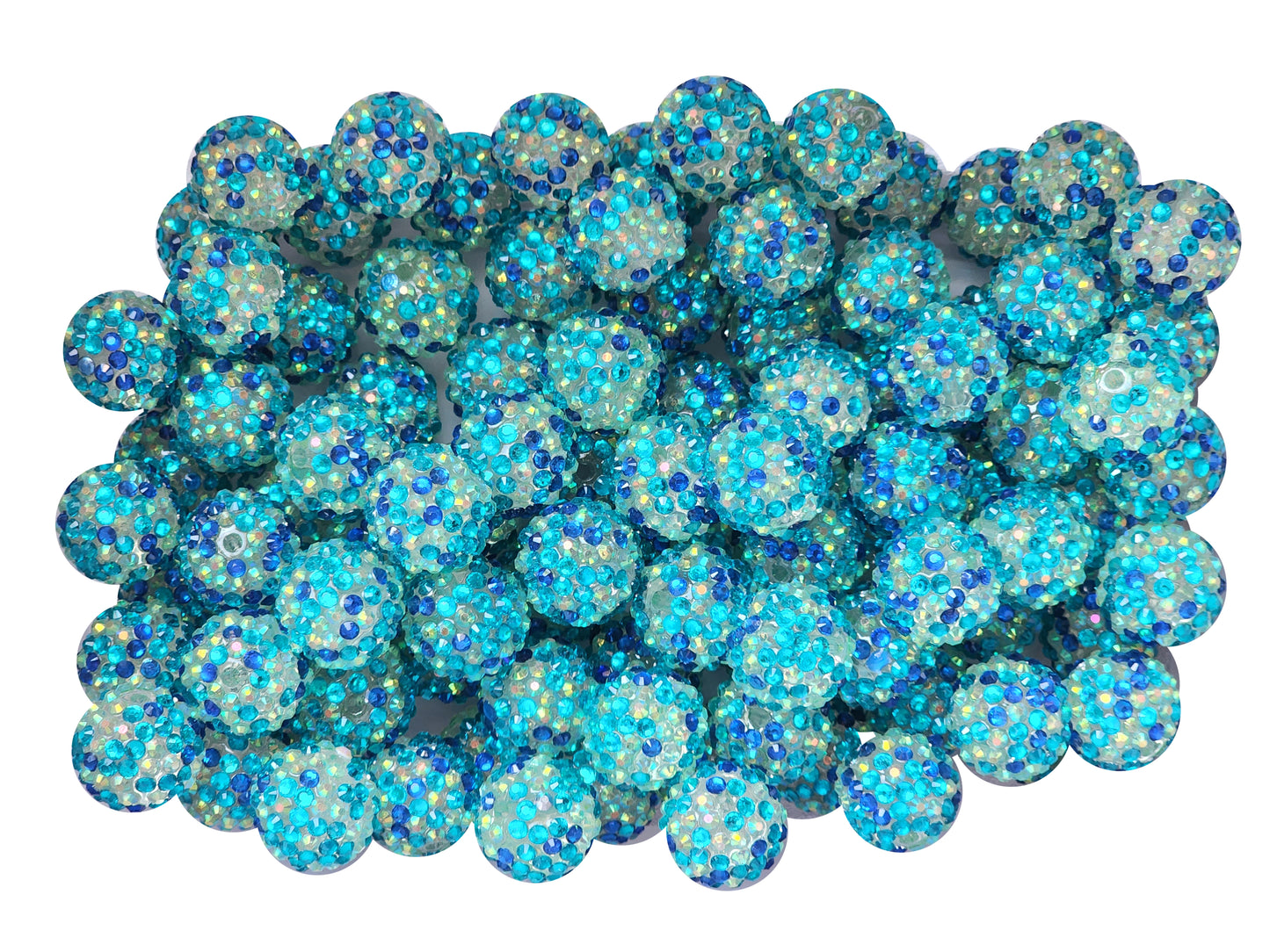 bejeweled rhinestone 20mm wholesale bubblegum beads