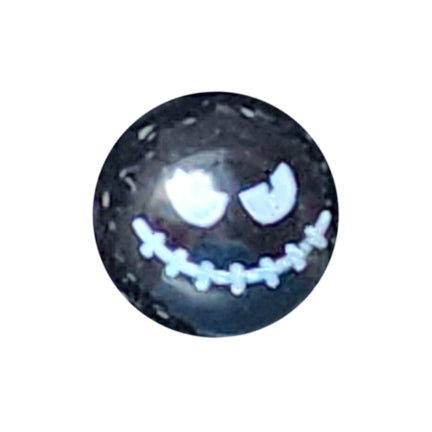 black jack 20mm printed bubblegum beads