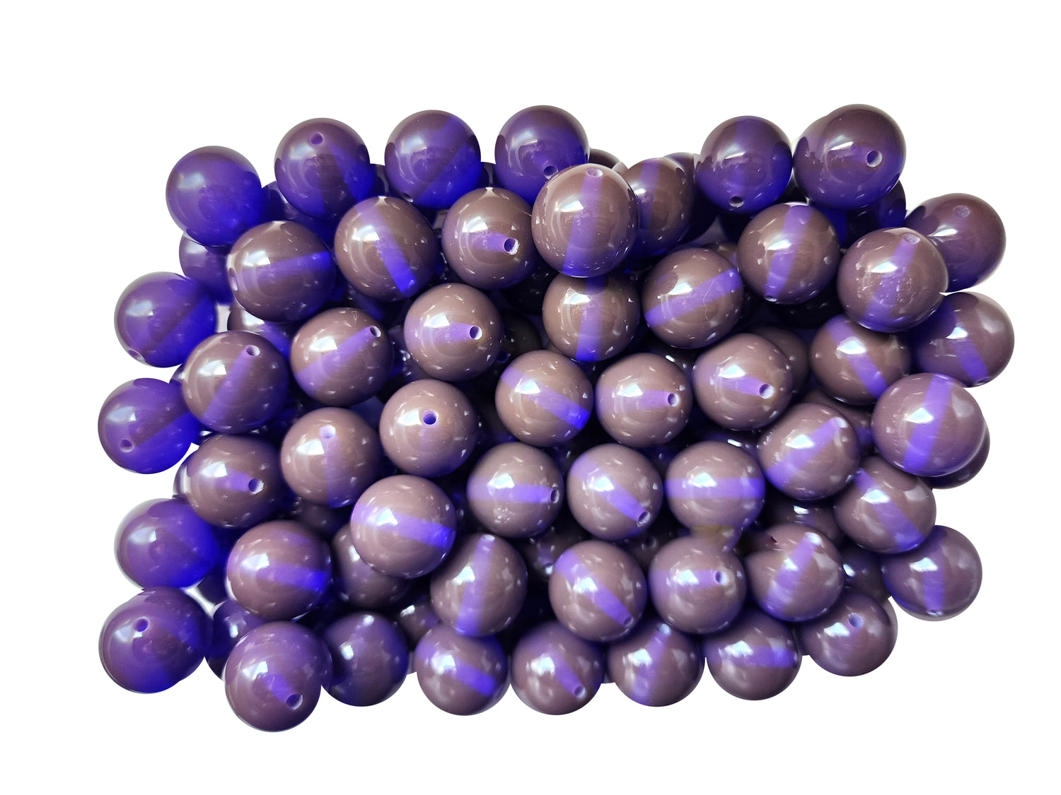 blue laser beam 20mm bubblegum beads