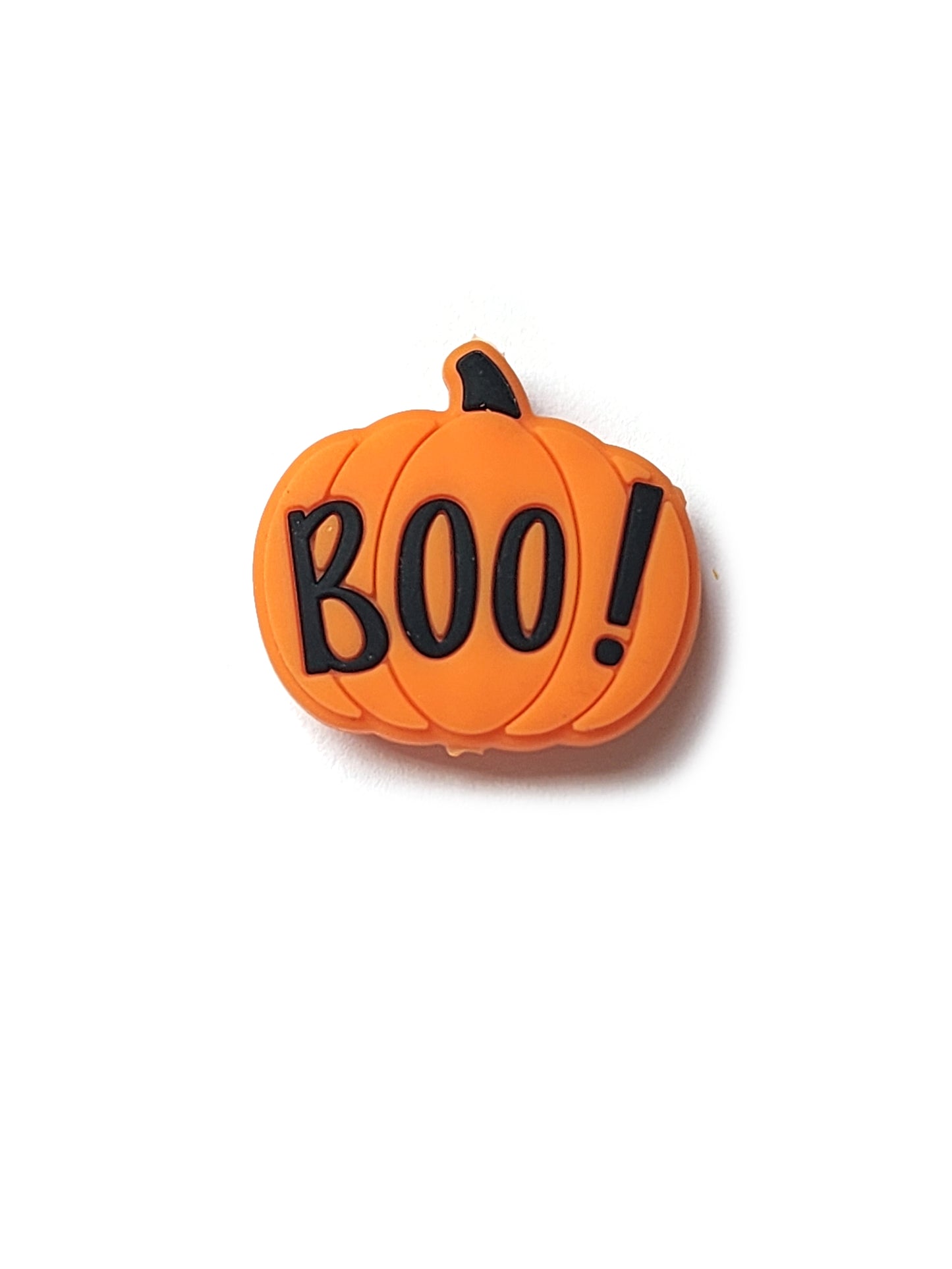 boo pumpkin silicone focal beads