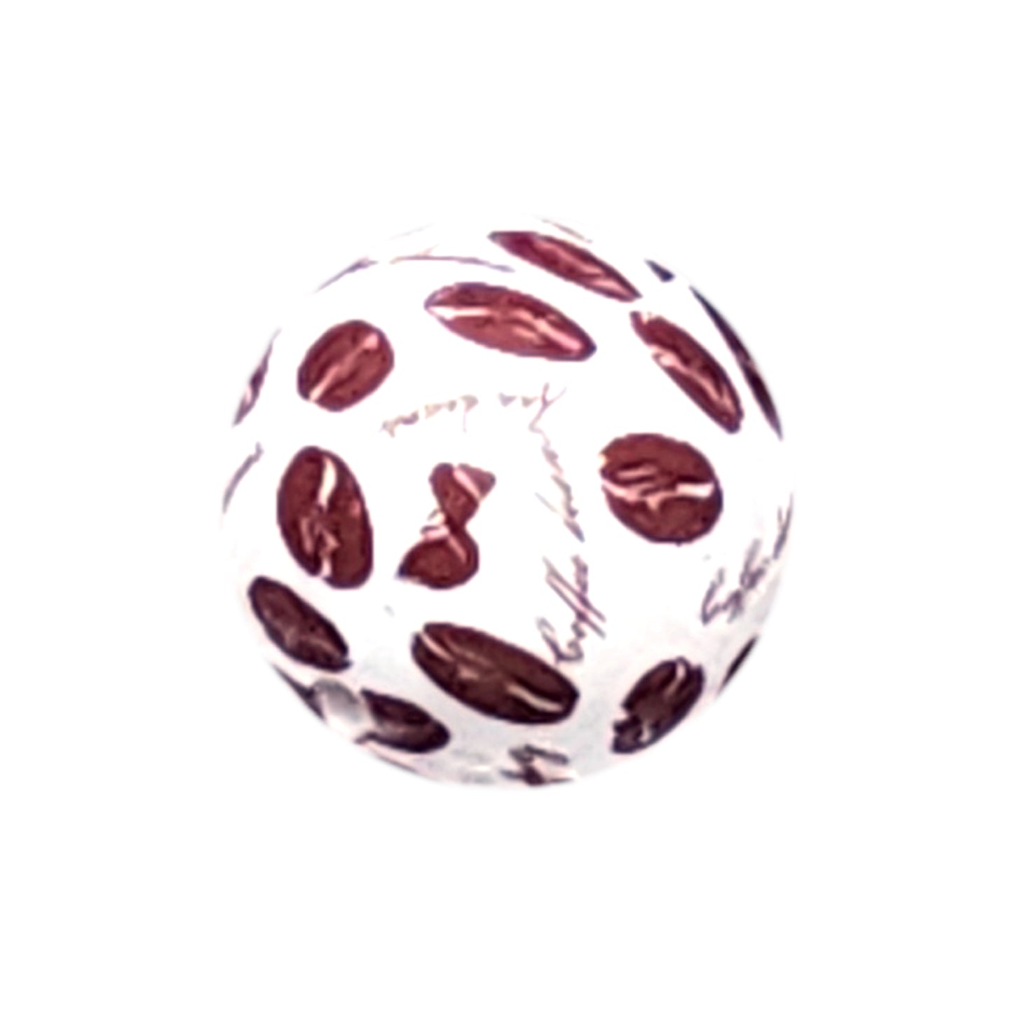 coffee dreams 20mm printed bubblegum beads