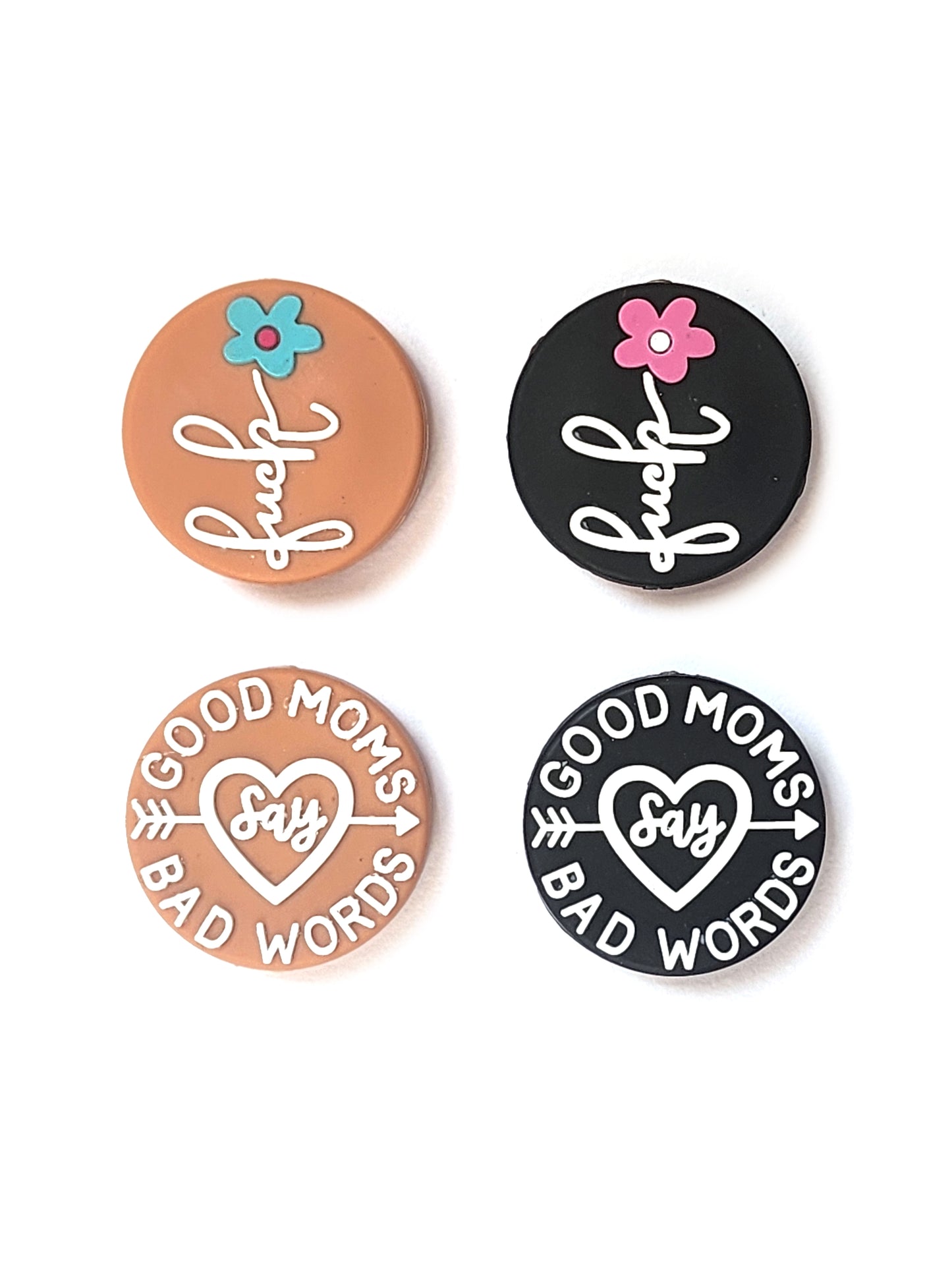 good moms say bad words silicone focal beads