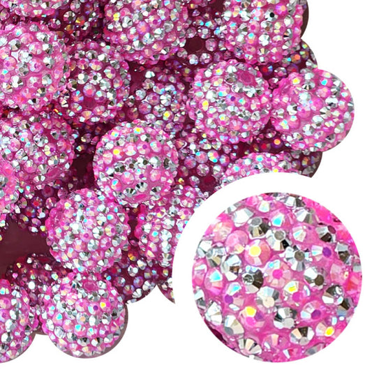 glamour girl rhinestone 20mm wholesale bubblegum beads