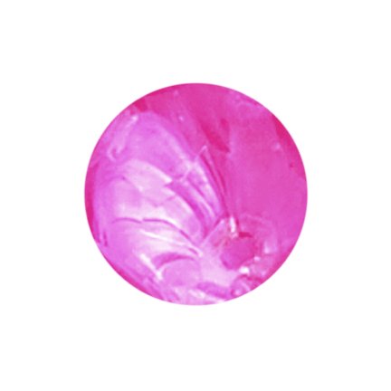 hot pink faceted smoke 20mm bubblegum beads