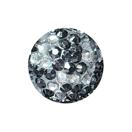 into the darkness rhinestone 20mm bubblegum beads