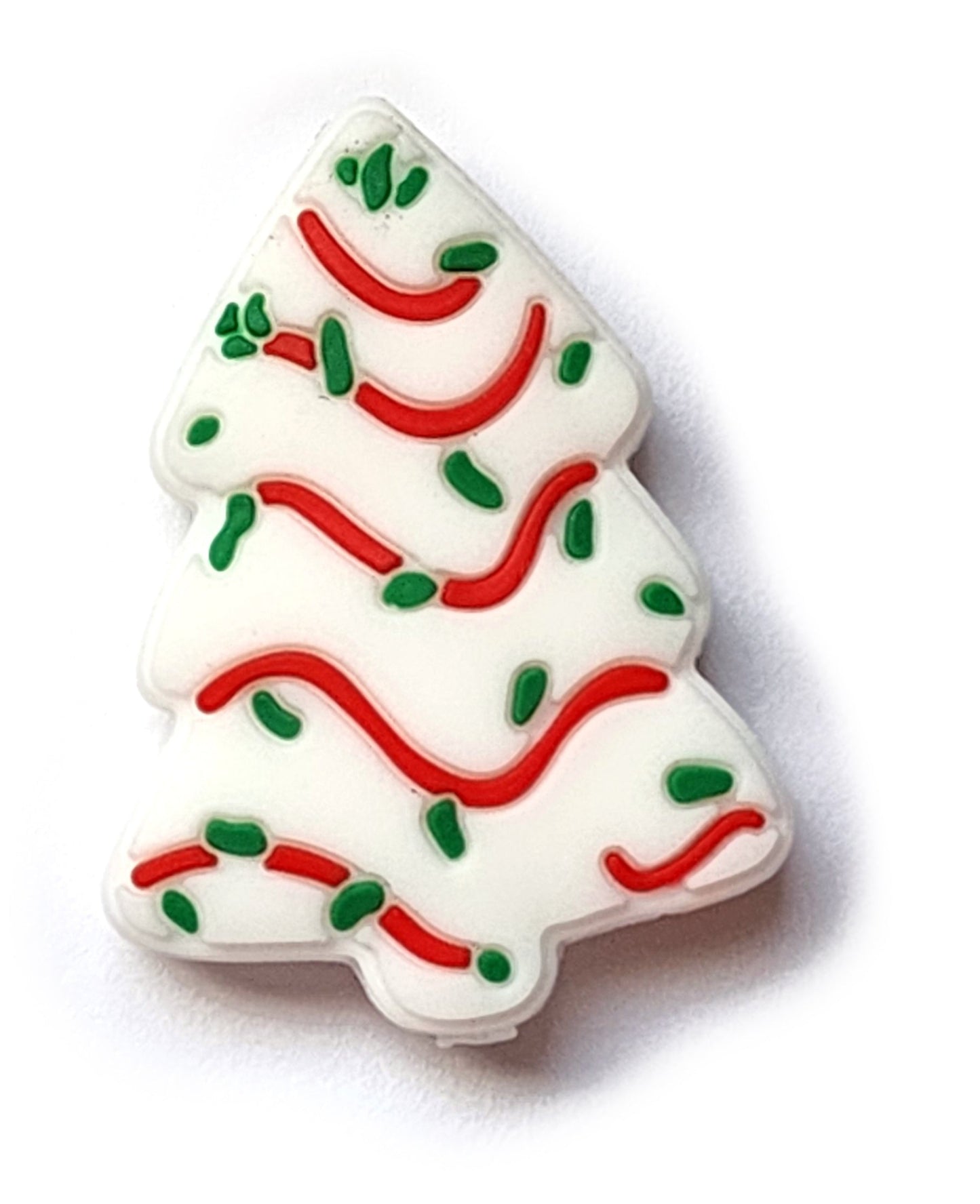 lil debbie christmas tree cake silicone focal beads