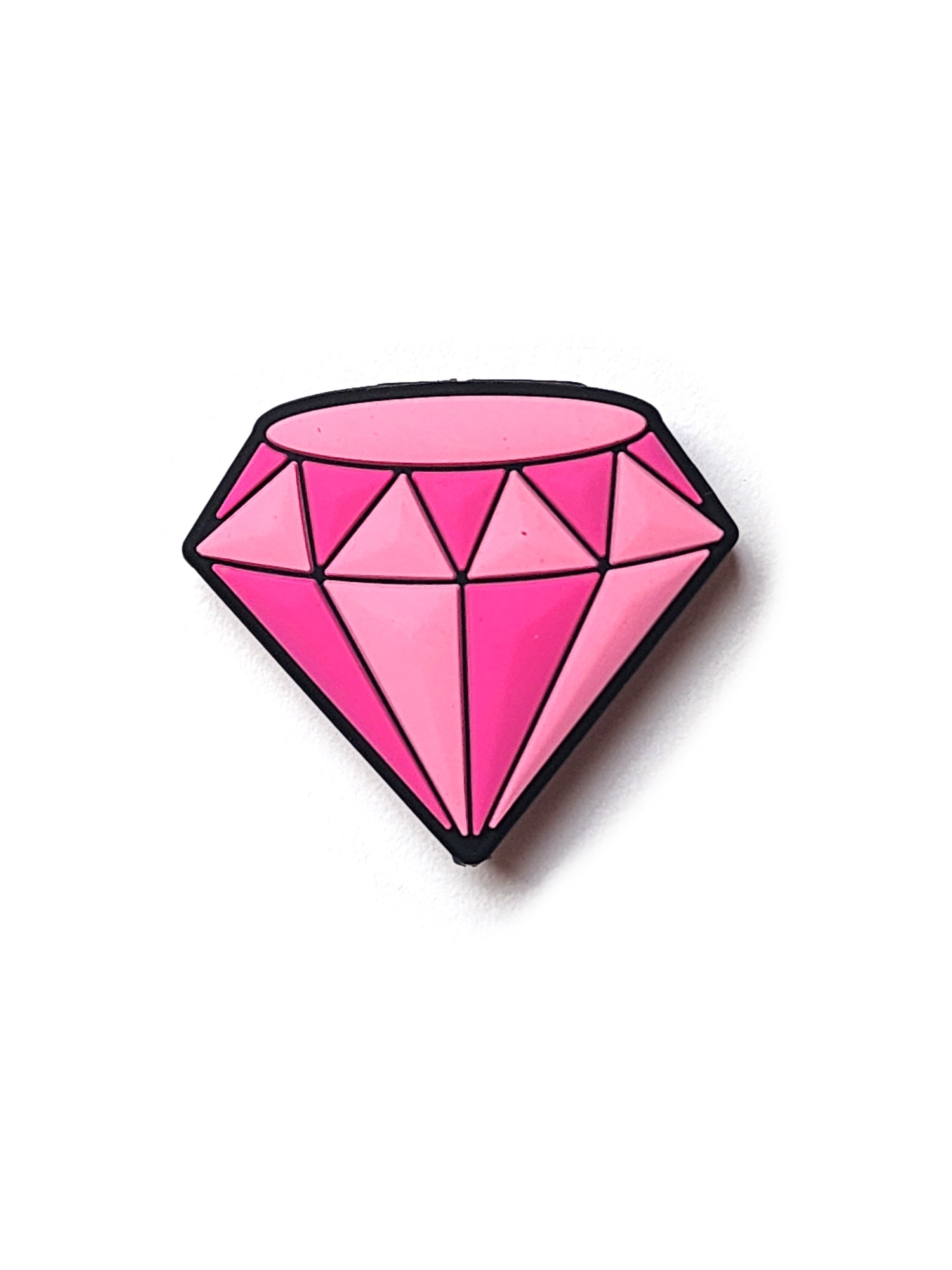 pink diamond silicone focal beads