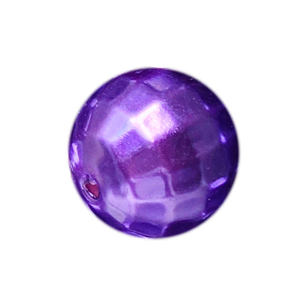 purple pearl disco 20mm bubblegum beads