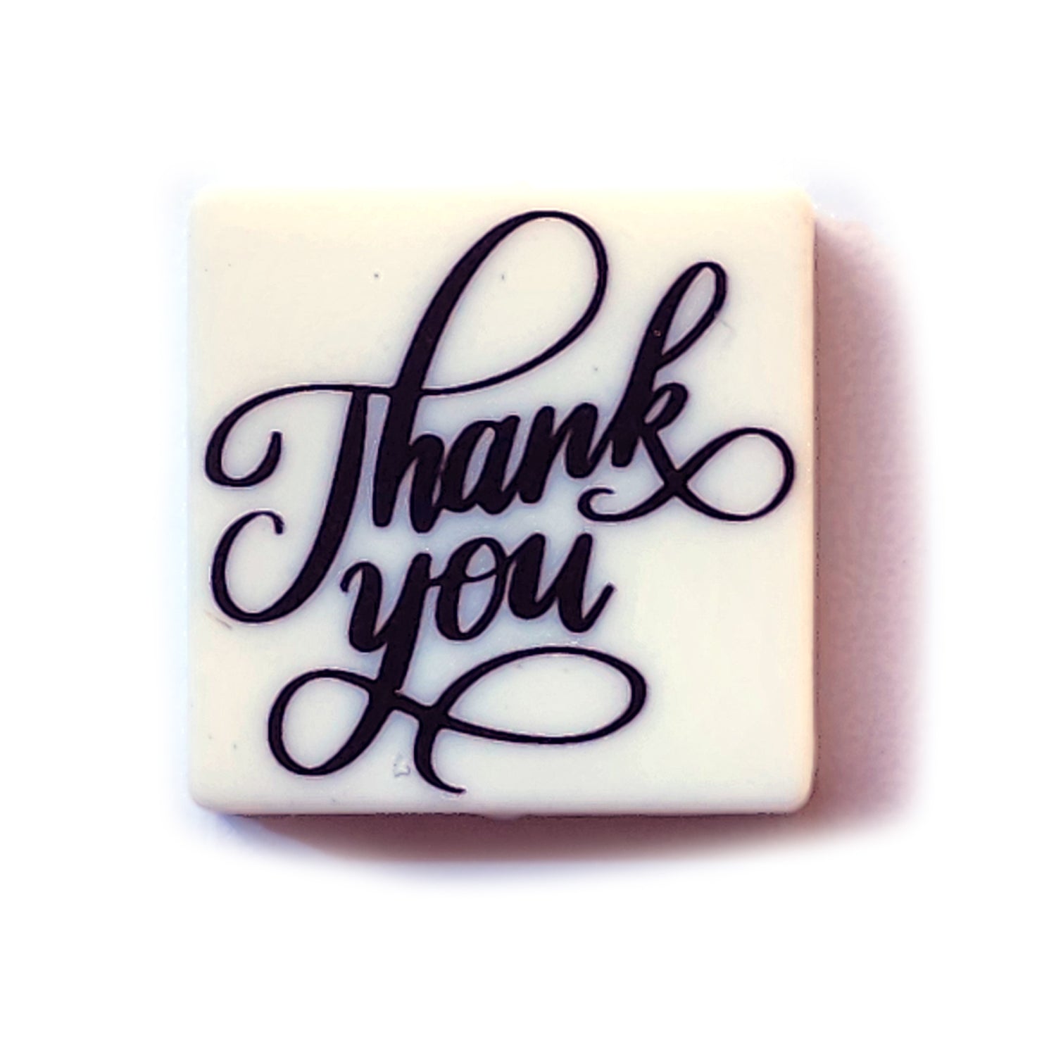 24mm thank you custom printed silicone focal beads