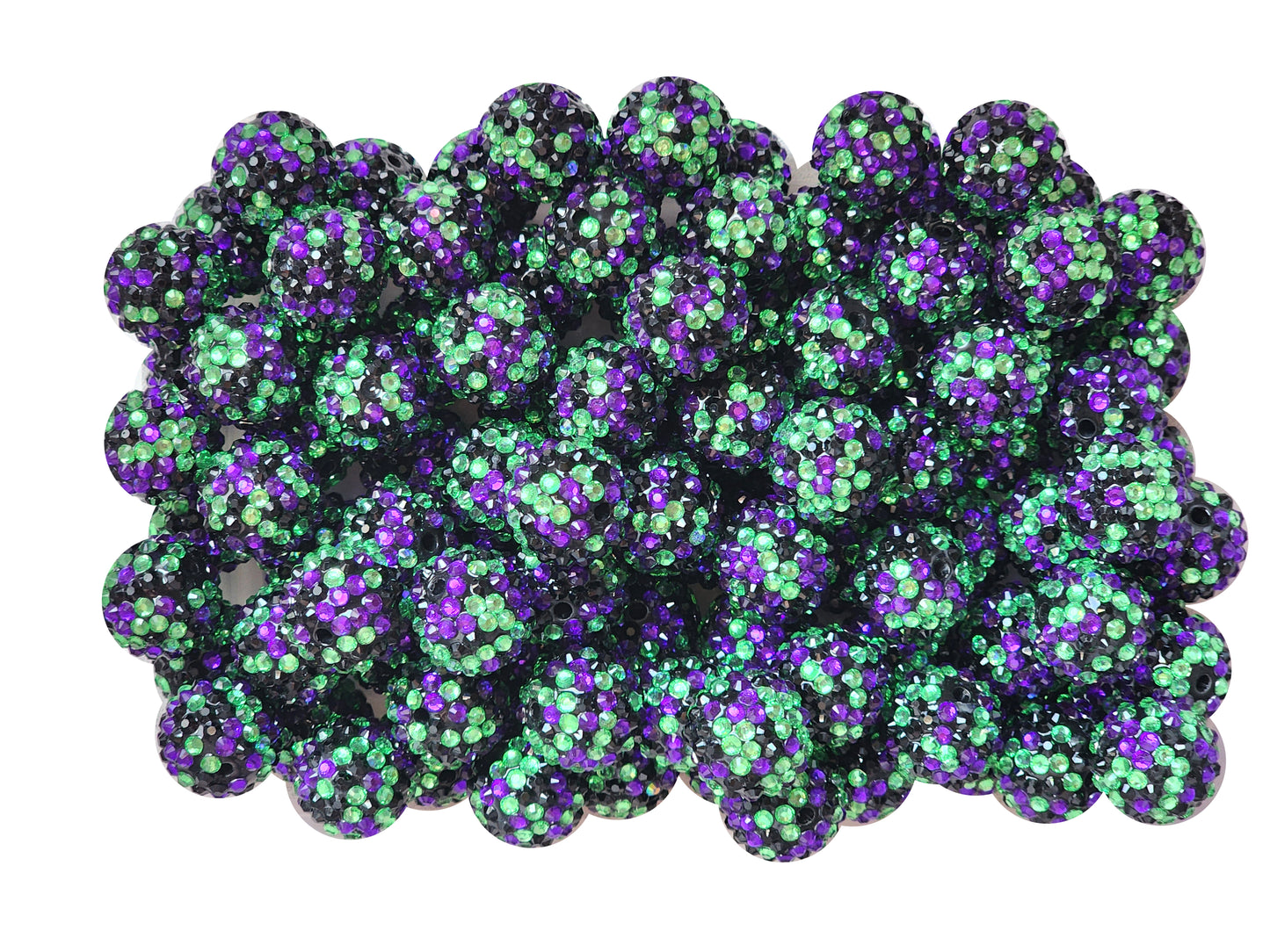 witches brew rhinestone 20mm wholesale bubblegum beads