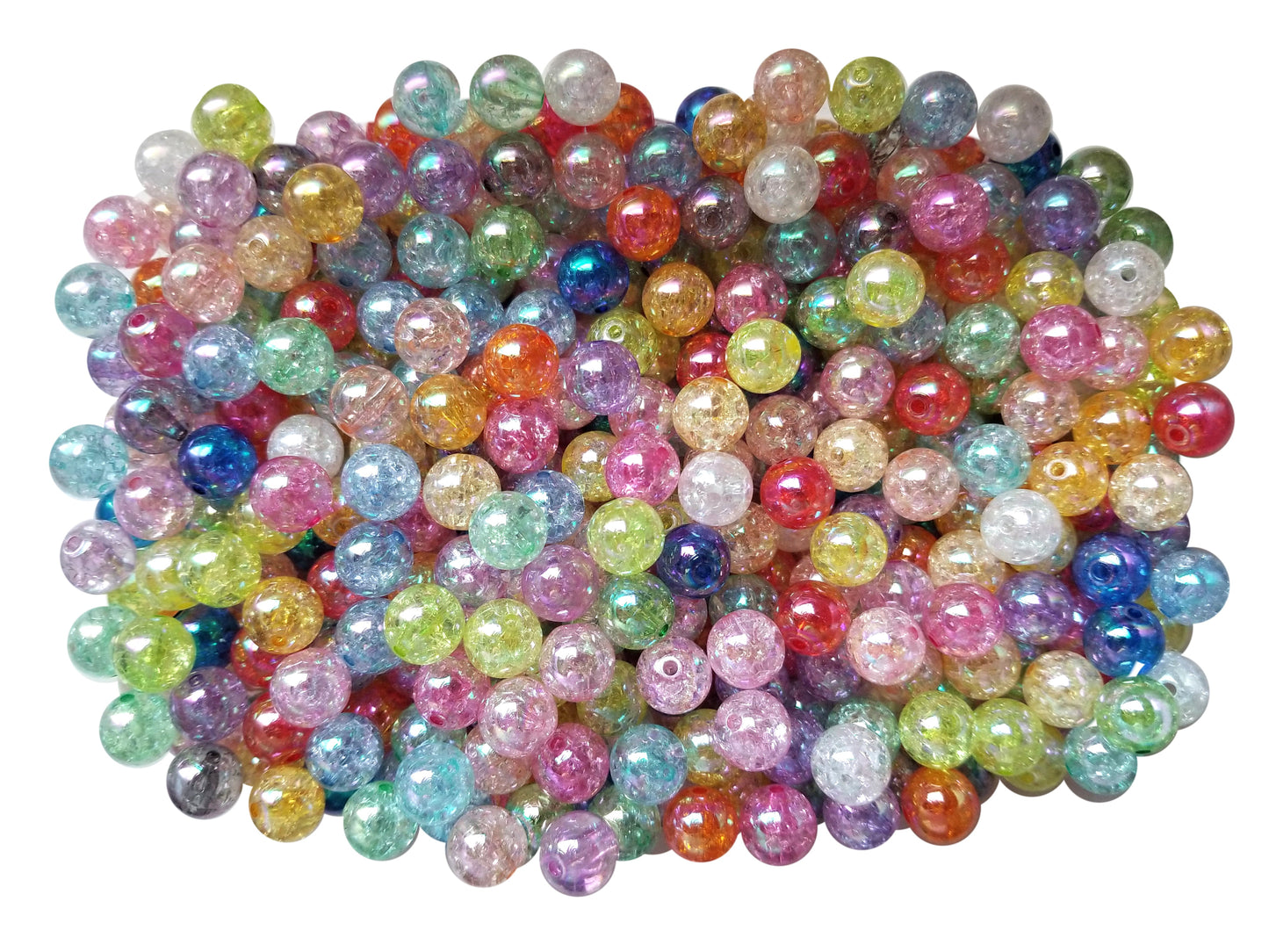 12mm rainbow ab 12mm bubblegum beads