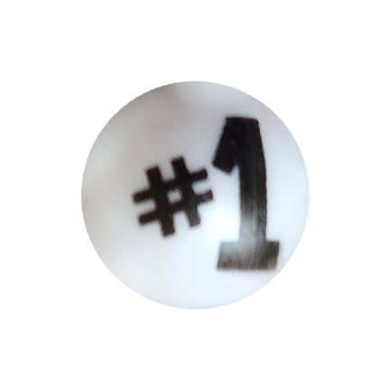 #1 20mm printed wholesale bubblegum beads