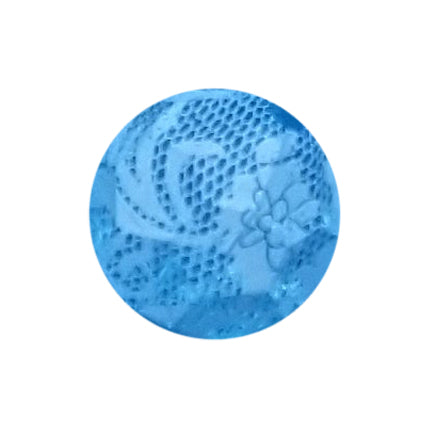 aqua faceted lace 20mm bubblegum beads