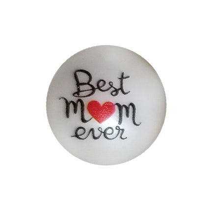 best mom ever 20mm printed bubblegum beads