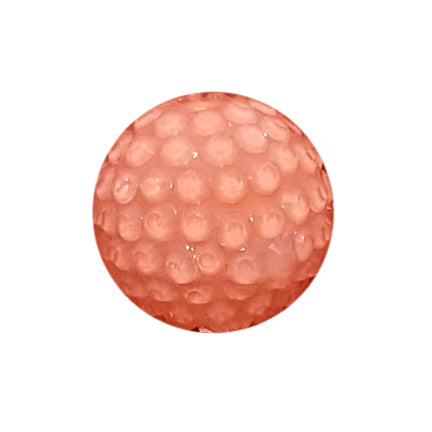 coral jelly rhinestone 20mm bubblegum beads