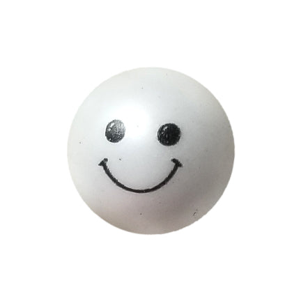 cute smiley face 20mm printed wholesale bubblegum beads