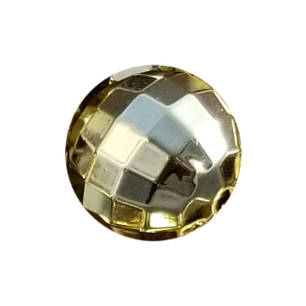 gold metallic disco 20mm bubblegum beads
