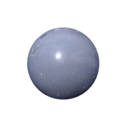gray plain 20mm bubblegum beads