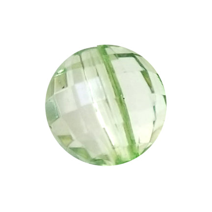 green disco 20mm bubblegum beads