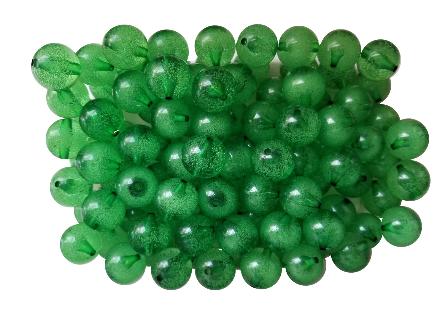 green fizzy bubbles 20mm bubblegum beads