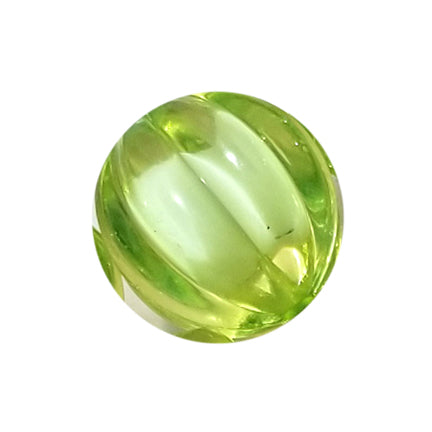 green pumpkin 20mm bubblegum beads