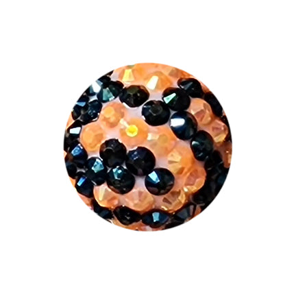 halloween rhinestone 20mm wholesale bubblegum beads