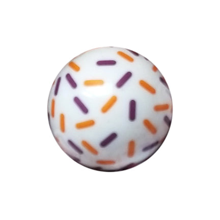 halloween sprinkles 20mm printed bubblegum beads