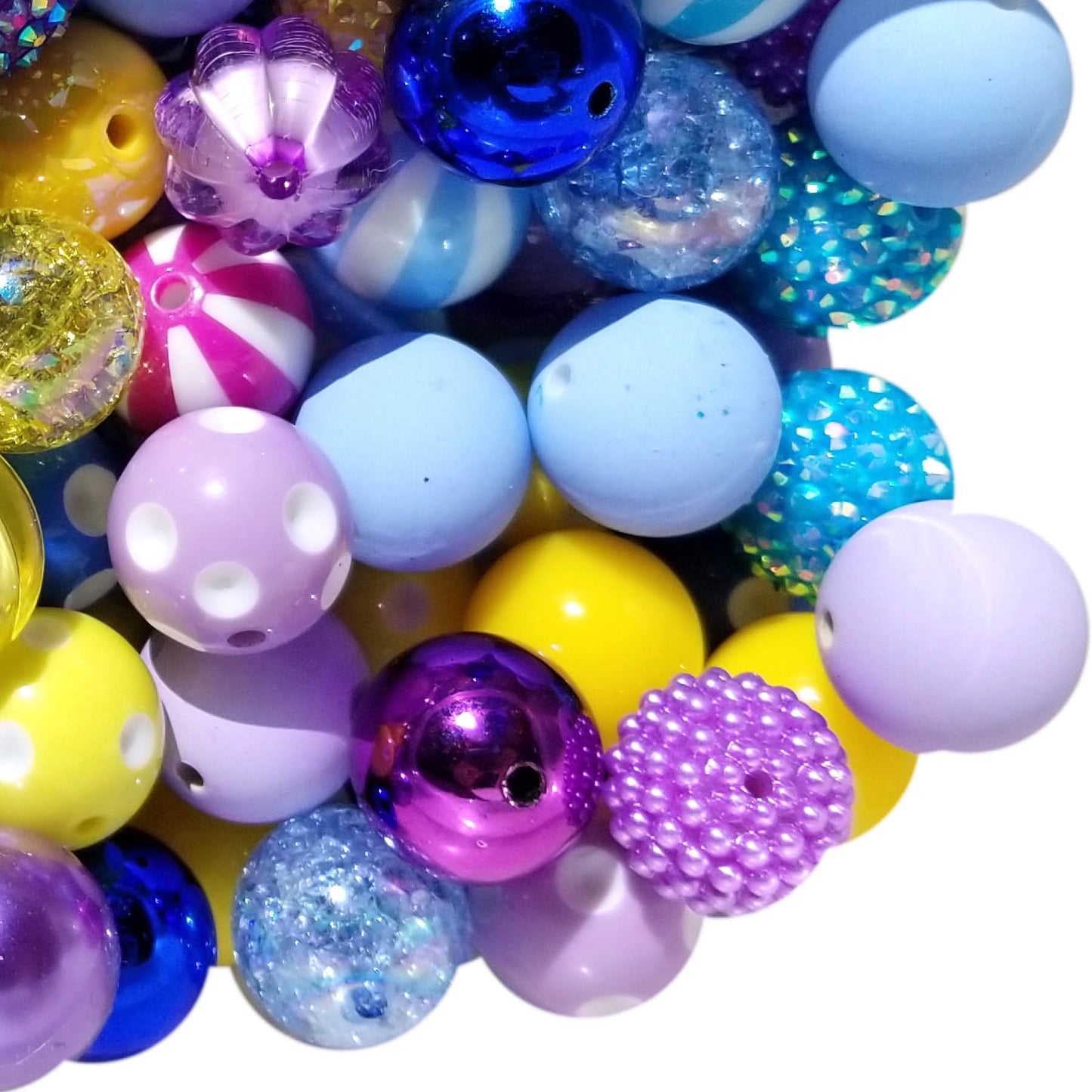 harvest moon mixed 20mm bubblegum beads