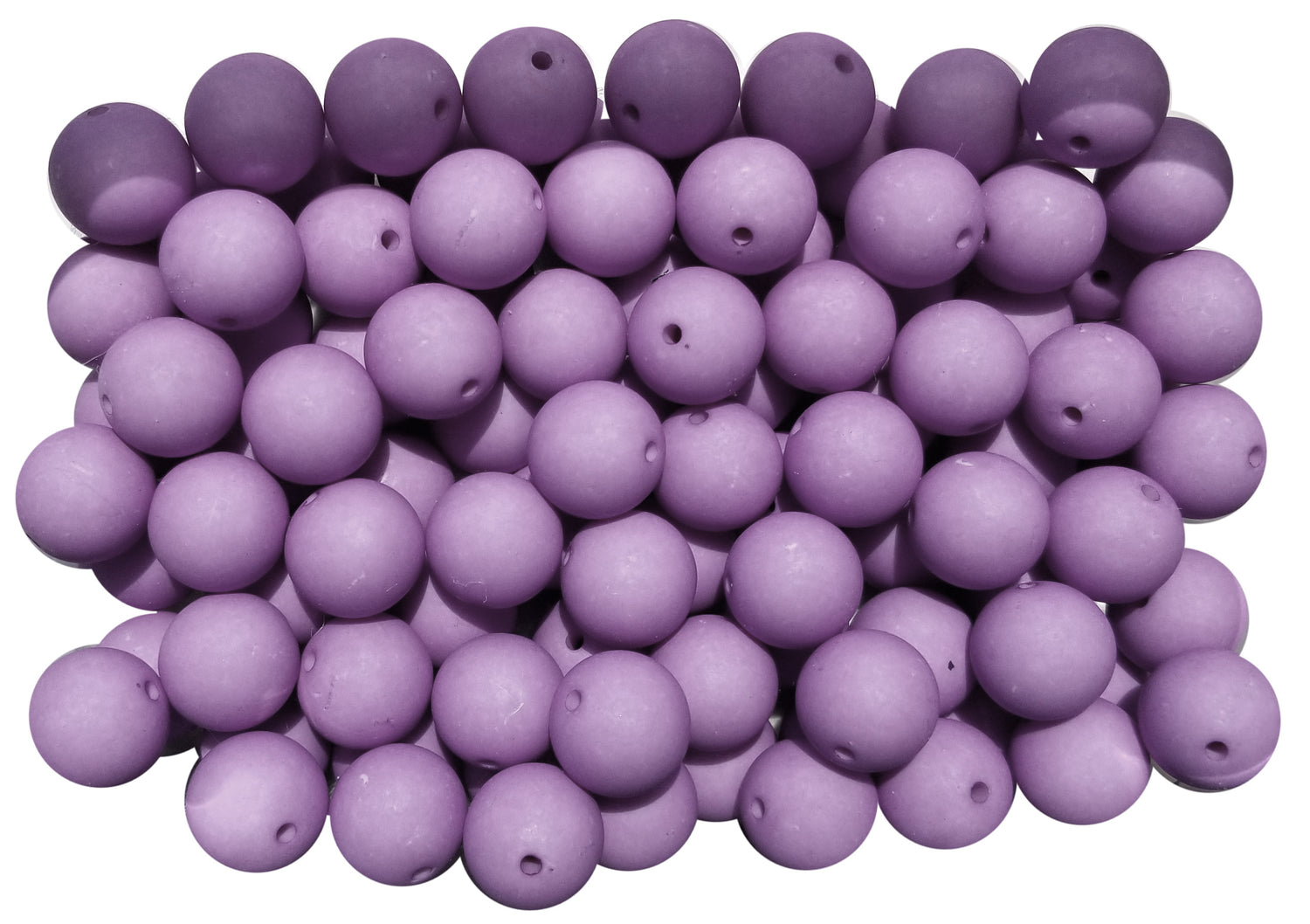 purple matte 20mm bubblegum beads