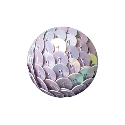 light purple sequin mermaid tail 22mm bubblegum beads