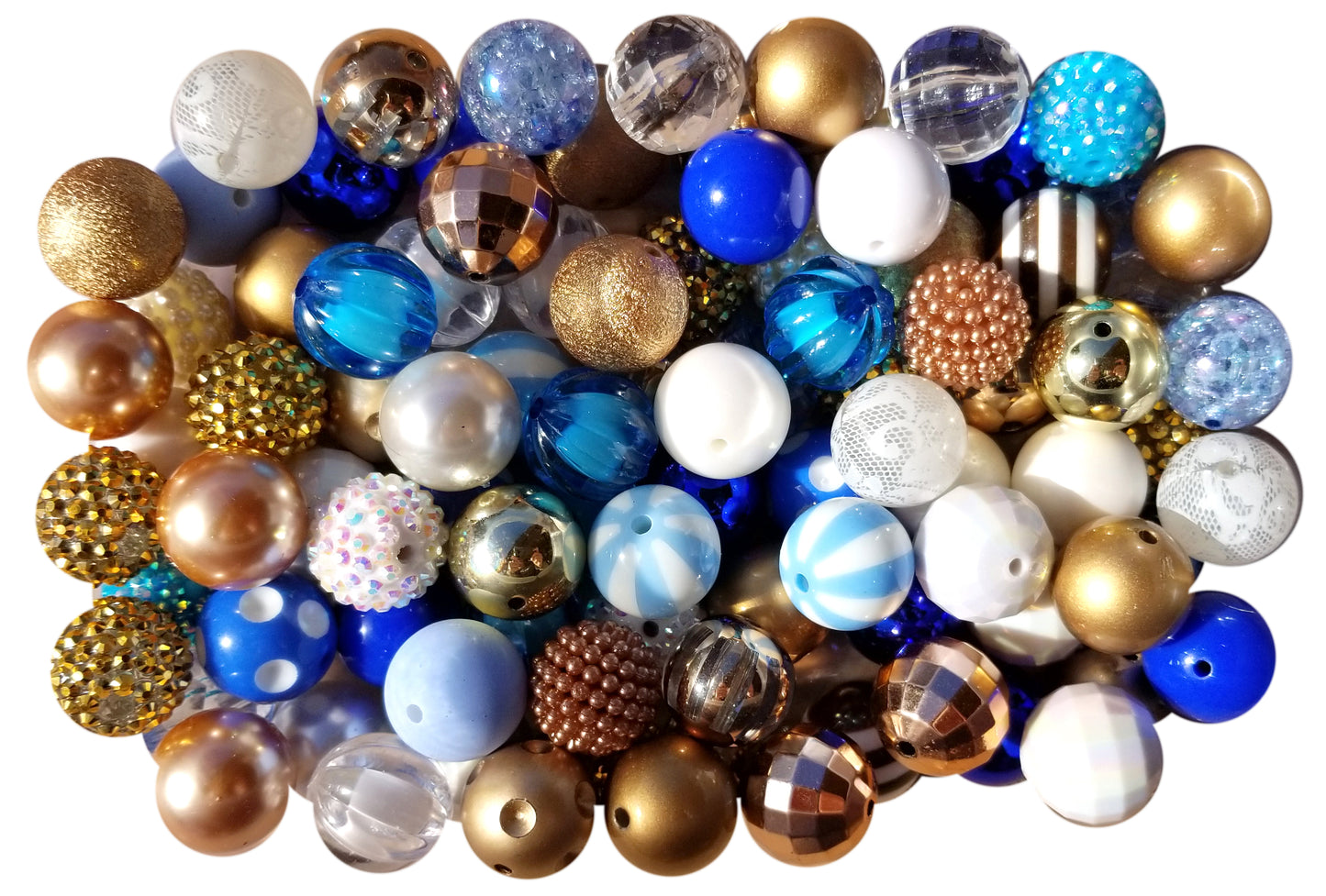 luxury mixed 20mm bubblegum beads