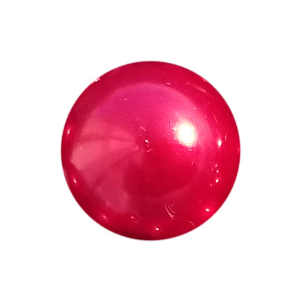 red pearl 20mm bubblegum beads