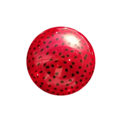 red watermelon seeds 20mm printed bubblegum beads