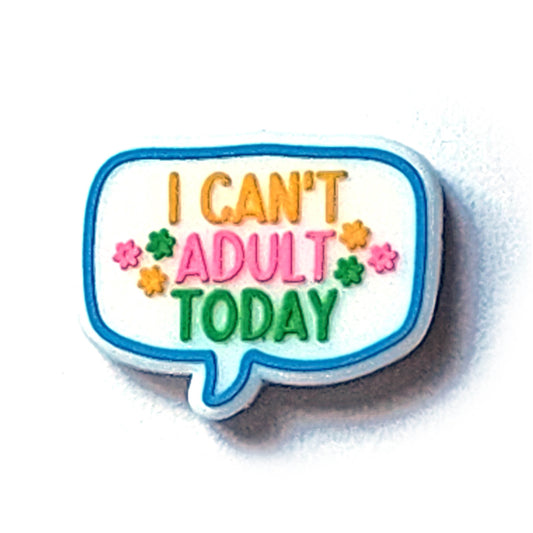 i can't adult today silicone focal beads