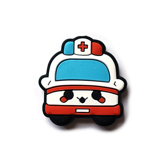 ambulance silicone focal beads