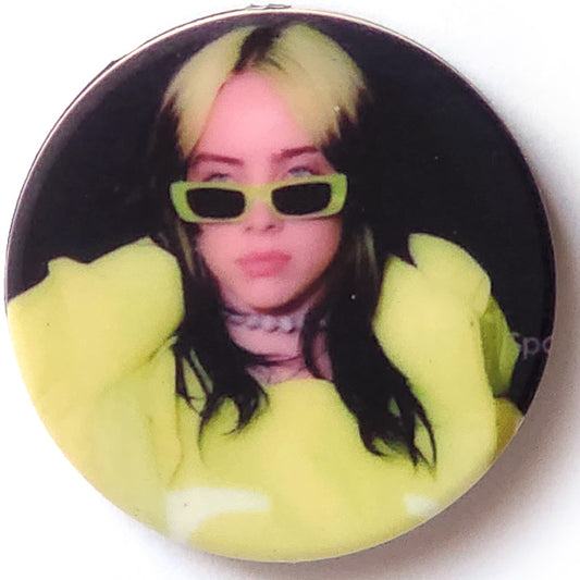 billie eilish custom printed silicone focal beads