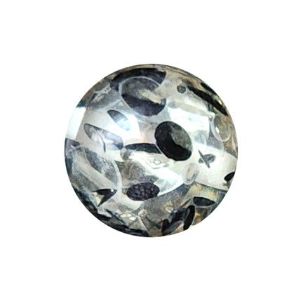 black stained glass 20mm wholesale bubblegum beads