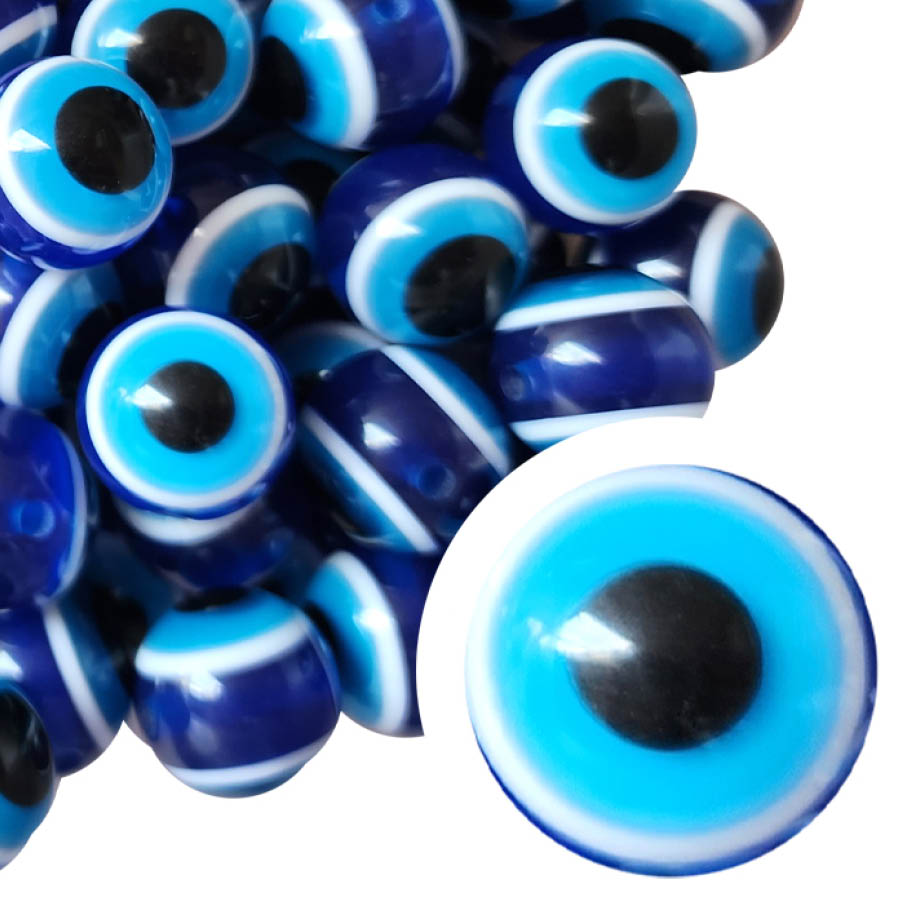 blue eyes 20mm bubblegum beads