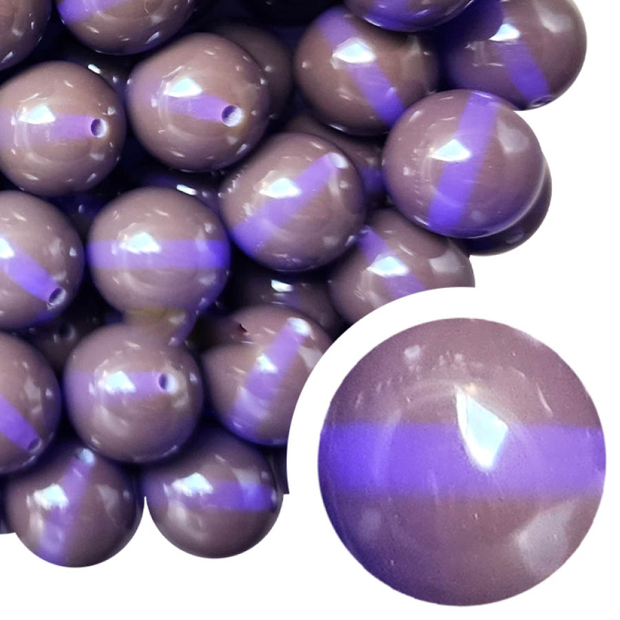 blue laser beam 20mm bubblegum beads