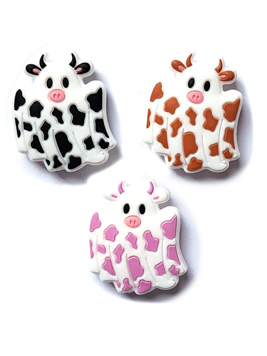 boo cow silicone focal beads
