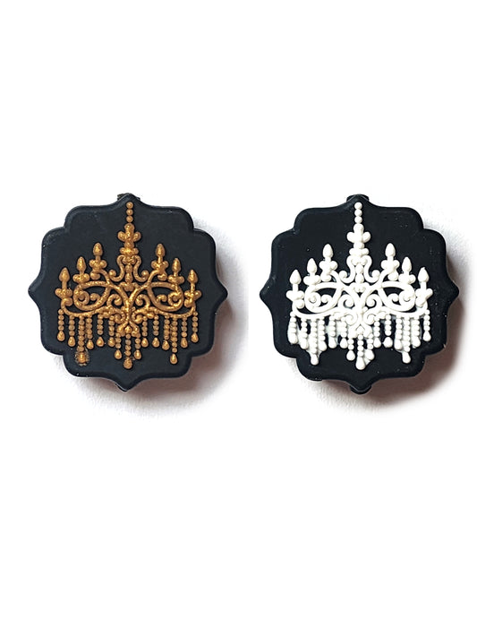 chandelier silicone focal beads