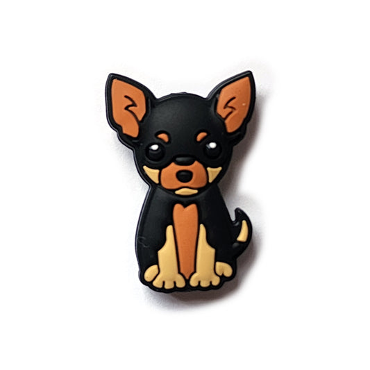 chihuahua silicone focal beads