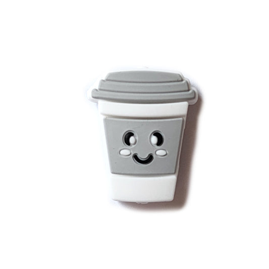 to go coffee cup silicone focal beads