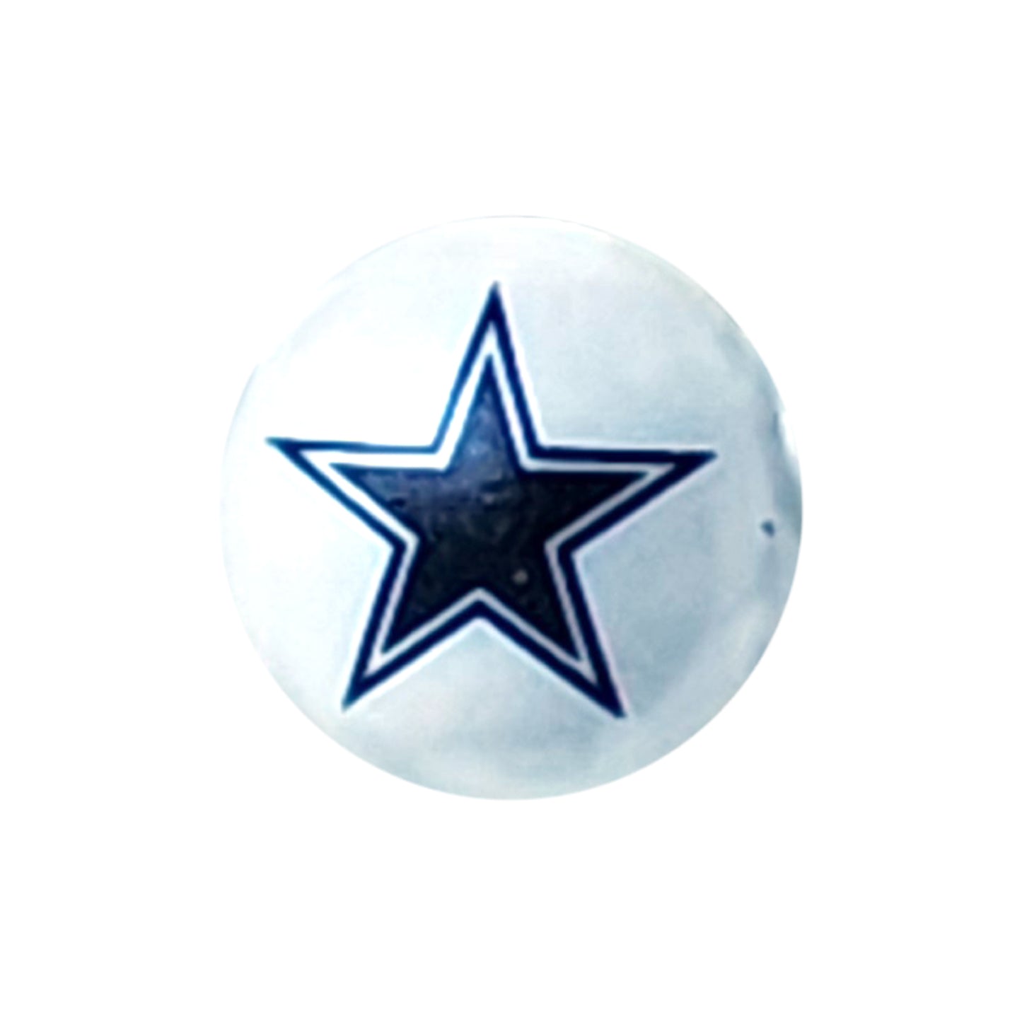 dallas cowboys 20mm nfl team logo custom printed bubblegum beads