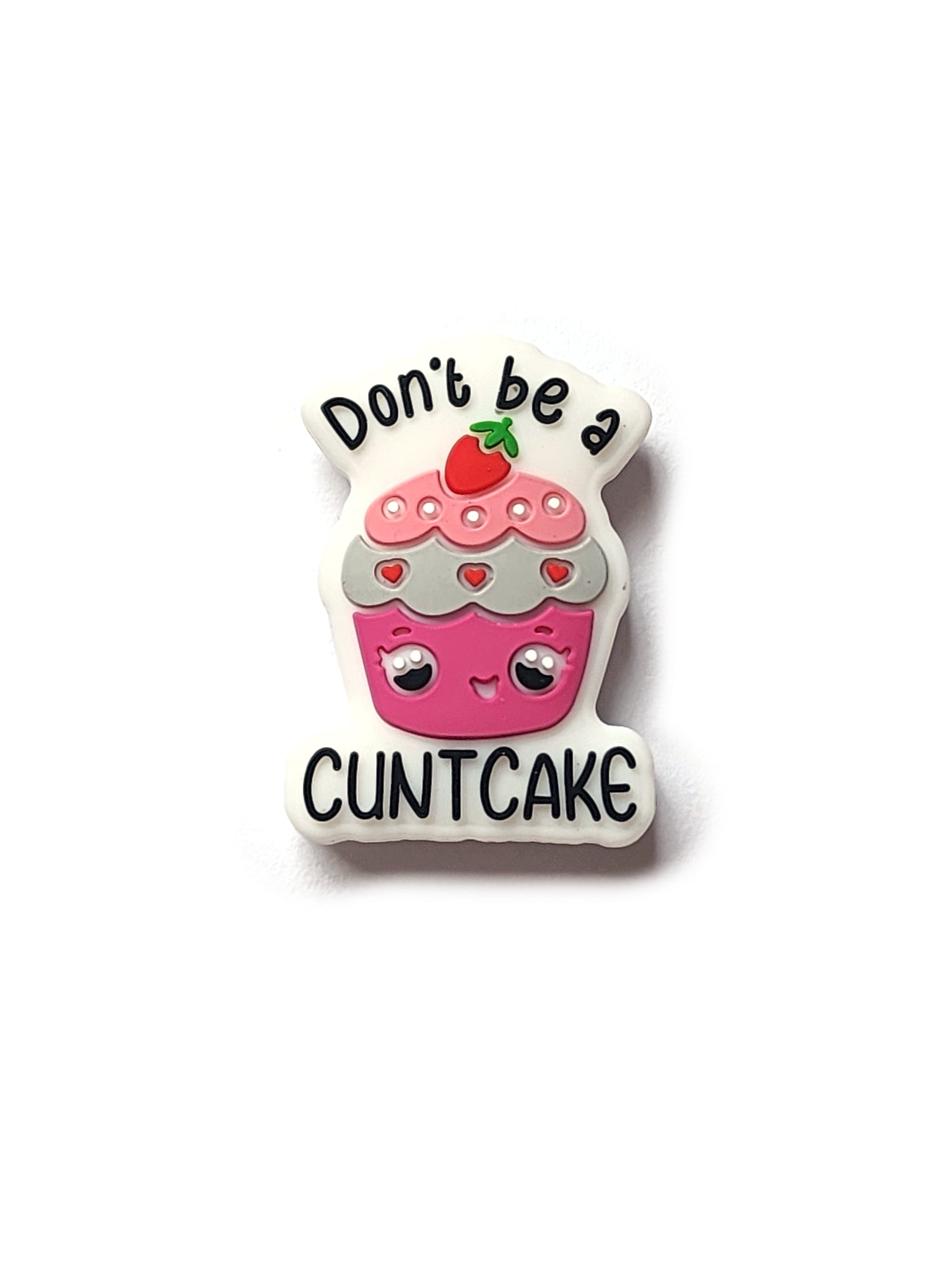 don't be a cuntcake silicone focal beads