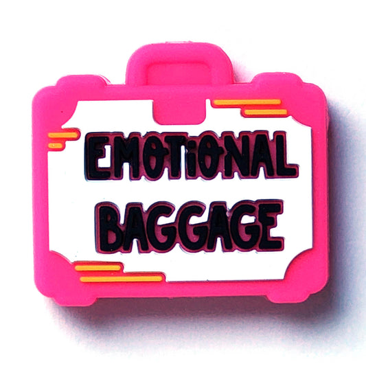 emotional baggage silicone focal beads