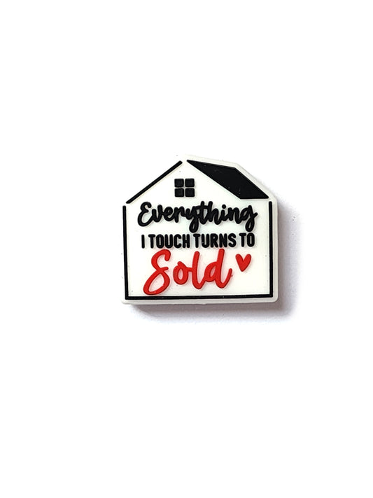 everything I touch turns to sold silicone focal beads