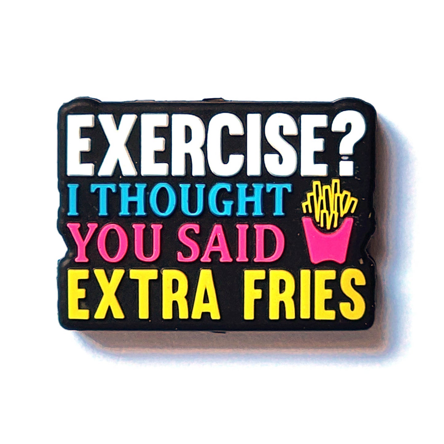 exercise i through you said extra fries silicone focal beads